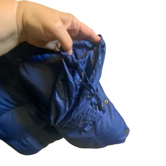 Vintage LL Bean Gold Tan Puffer Vest Snap Goose Down Men XXL Packable Gorpcore - Picture 12 of 16